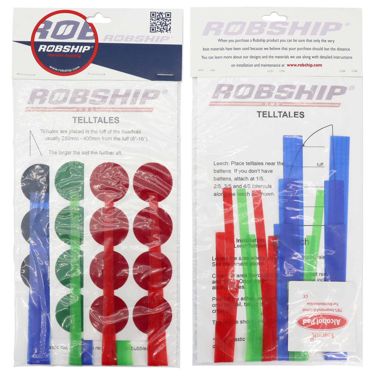 Robship Essentials, Luff and Leech Telltales